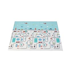Babyhug XPE Waterproof Folding Mat With Bear Print - Orange