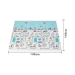 Babyhug XPE Waterproof Folding Mat With Bear Print - Orange