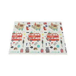 Babyhug XPE Waterproof Folding Mat With Bear Print - Orange