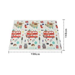 Babyhug XPE Waterproof Folding Mat With Bear Print - Orange