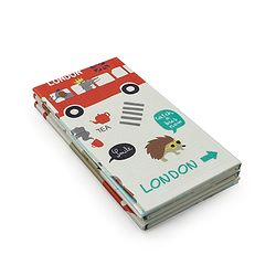 Babyhug XPE Waterproof Folding Mat With Bear Print - Orange