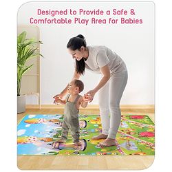 Babyhug  Octopus Printed Play Mat - Green & Blue