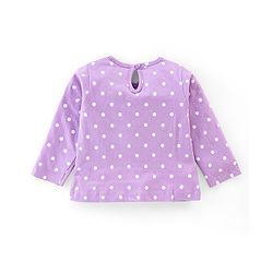 Babyhug Cotton Knit Full Sleeves Paw Patrol Print Night Suit - Lavender