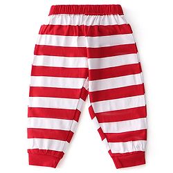 Babyhug Single Jersey Full Sleeves Nightsuit Tom & Jerry Printed - Red