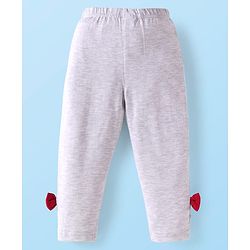 Babyhug Single Jersey Knit Full Sleeves Top & Lounge Pant Set with Frill Detailing & Dino Print - Maroon & White