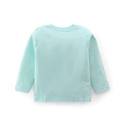 Babyhug Cotton Single Jersey Knit Full Sleeves Snoopy Print Night Suit - Blue