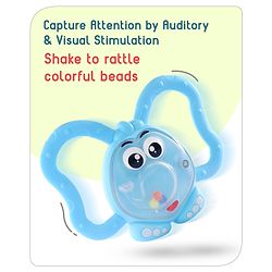 Babyhug Joy Rattle Set Pack of 2 - Blue and Red