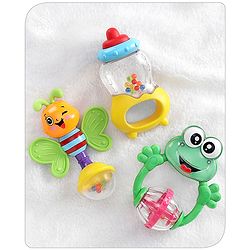 Babyhug Rattle Gift Set Pack of 3 - Multicolour