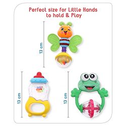 Babyhug Rattle Gift Set Pack of 3 - Multicolour