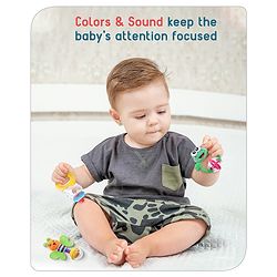 Babyhug Rattle Gift Set Pack of 3 - Multicolour