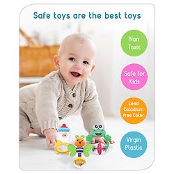 Babyhug Rattle Gift Set Pack of 3 - Multicolour