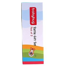 Babyhug Rattle Gift Set Pack of 3 - Multicolour