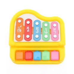 Babyhug Xylophone cum Piano with 5 keys - Multicolour