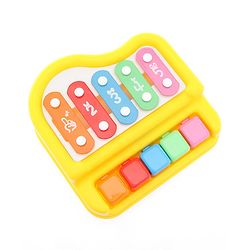 Babyhug Xylophone cum Piano with 5 keys - Multicolour