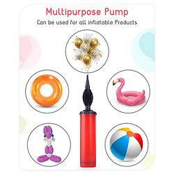 Babyhug Handheld Balloon Air Pump | Easy-to-Use Inflator for Birthdays, Weddings, Baby Showers & Special Events | Lightweight & Compact Design | Fast, Efficient Balloon Pumping | Colour May Vary