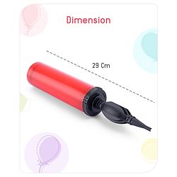 Babyhug Handheld Balloon Air Pump | Easy-to-Use Inflator for Birthdays, Weddings, Baby Showers & Special Events | Lightweight & Compact Design | Fast, Efficient Balloon Pumping | Colour May Vary