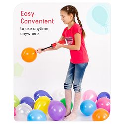 Babyhug Handheld Balloon Air Pump | Easy-to-Use Inflator for Birthdays, Weddings, Baby Showers & Special Events | Lightweight & Compact Design | Fast, Efficient Balloon Pumping | Colour May Vary