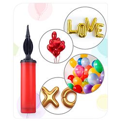 Babyhug Handheld Balloon Air Pump | Easy-to-Use Inflator for Birthdays, Weddings, Baby Showers & Special Events | Lightweight & Compact Design | Fast, Efficient Balloon Pumping | Colour May Vary