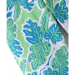 Babyhug Cotton Jersey Knit Full Length Lounge Pant Tropical Theme - Green