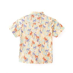Babyhug 100% Cotton Half Sleeves Shirt Tropical Print - Cream