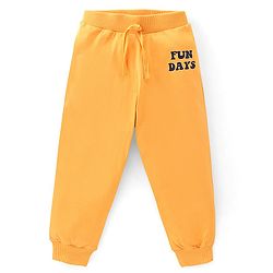 Babyhug Cotton Full Length Lounge Pant Stripes & Bowling Print Pack of 3- Blue & Yellow