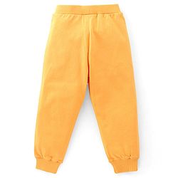 Babyhug Cotton Full Length Lounge Pant Stripes & Bowling Print Pack of 3- Blue & Yellow