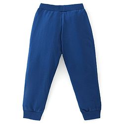 Babyhug Cotton Knit Full Length Camo Print Lounge Pants Pack of 3 - Blue