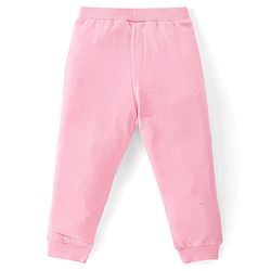 Babyhug Cotton Full Length Lounge Pants Striped Pack of 3 - Pink & Blue