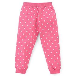 Babyhug Cotton Knit Full Length Floral Print Lounge Pants Pack of 3 - Navy Pink & Yellow