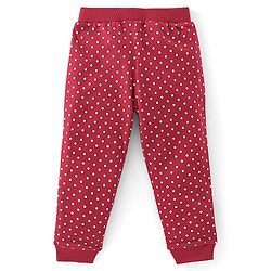 Babyhug Cotton Jersey Knit Lounge Pant Heart Print Pack of 3 - Multicolor