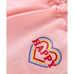 Babyhug Cotton Jersey Knit Lounge Pant Heart Print Pack of 3 - Multicolor