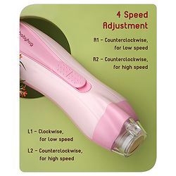 Babyhug 7-in-1 Electric Baby Nail Trimmer and Grooming Set  Pink | For Newborns, Infants & Toddlers | Safe | Gentle |Ergonomic Grip | BPA Free |