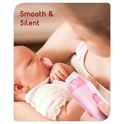 Babyhug 7-in-1 Electric Baby Nail Trimmer and Grooming Set  Pink | For Newborns, Infants & Toddlers | Safe | Gentle |Ergonomic Grip | BPA Free |