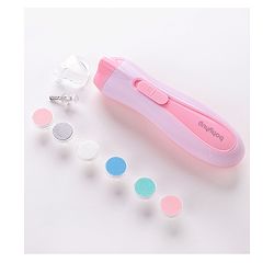 Babyhug 7-in-1 Electric Baby Nail Trimmer and Grooming Set  Pink | For Newborns, Infants & Toddlers | Safe | Gentle |Ergonomic Grip | BPA Free |
