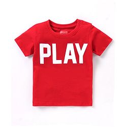 Babyhug Cotton  Half Sleeves T-Shirt With Text Graphics Pack of 3 - Multicolour