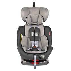Babyhug Endeavor Isofix Convertible Car Seat - Black Grey