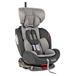 Babyhug Endeavor Isofix Convertible Car Seat - Black Grey