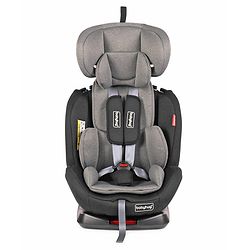 Babyhug Endeavor Isofix Convertible Car Seat - Black Grey