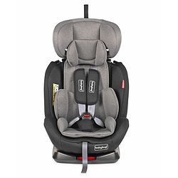 Babyhug Endeavor Isofix Convertible Car Seat - Black Grey