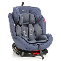 Babyhug Kids Convertible & 360 Degree Rotating Isofix Car Seat - Blue