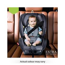 Babyhug Kids Convertible & 360 Degree Rotating Isofix Car Seat - Blue