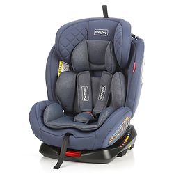 Babyhug Kids Convertible & 360 Degree Rotating Isofix Car Seat - Blue