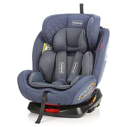 Babyhug Kids Convertible & 360 Degree Rotating Isofix Car Seat - Blue