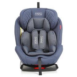 Babyhug Kids Convertible & 360 Degree Rotating Isofix Car Seat - Blue