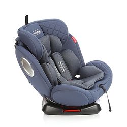 Babyhug Kids Convertible & 360 Degree Rotating Isofix Car Seat - Blue