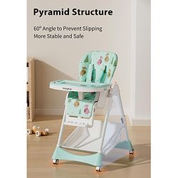 Babyhug  Elevato High Chair - Navy Blue