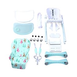 Babyhug  Elevato High Chair - Navy Blue