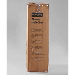 Babyhug  Elevato High Chair - Navy Blue