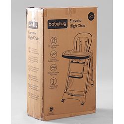 Babyhug  Elevato High Chair - Navy Blue