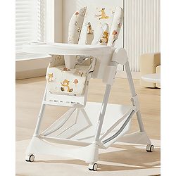 Babyhug  Elevato High Chair - Navy Blue